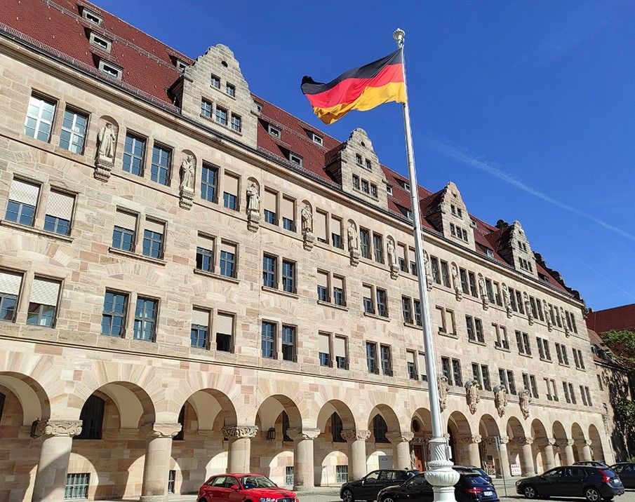 Дворец Правосудия в Нюрнберге