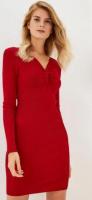 Трикотажное красное платье французской марки Morgan - Изображение 1