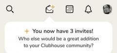 Invite on ClubHouse App