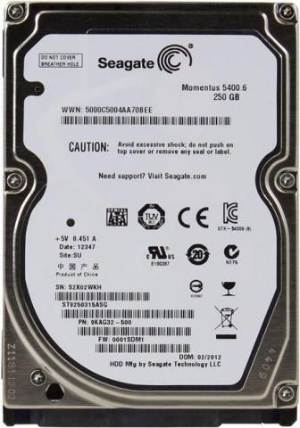 Продам  жесткий диск Seagate ST9250315AS 250Gb - 1