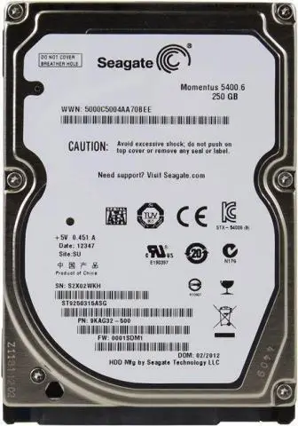 Продам  жесткий диск Seagate ST9250315AS 250Gb