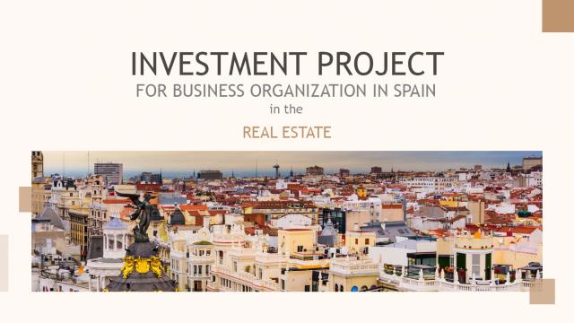 Перспективный проект в Мадриде в области недвижимости - 1