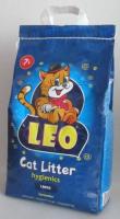 Filler for animal toilets(cat litter), TM “LEO”