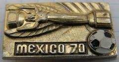 Значок Mexico-70. Чемпионат мира по футболу  Mexico-70 Badge. Soccer World Cup - Изображение 5