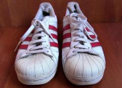 Sneakers Vintage 80s ADIDAS Superstar Shell Toe Made In France. Кроссовки